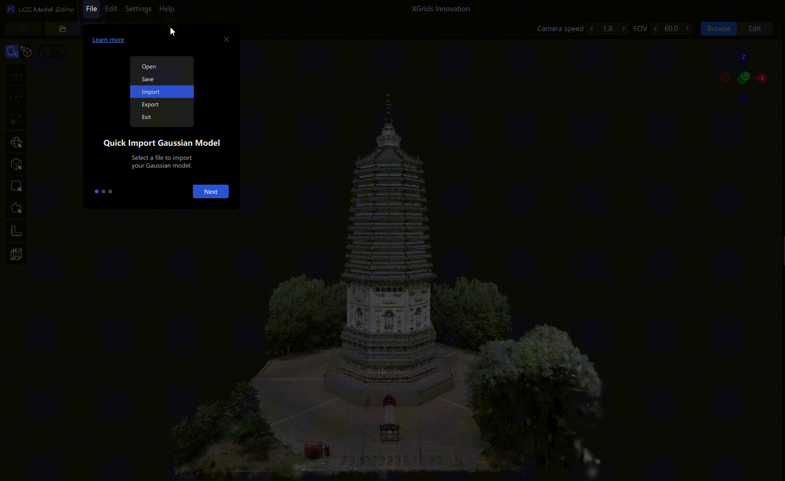 User Guide demonstration