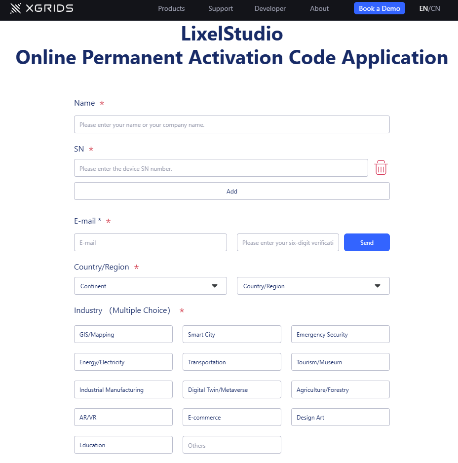 Permanent license request