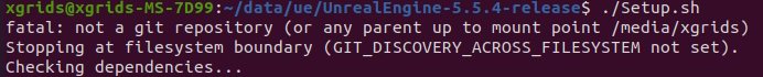 Run Setup.sh to download Unreal Engine source dependencies and the Linux toolchain