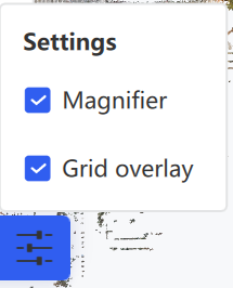 Measurement settings