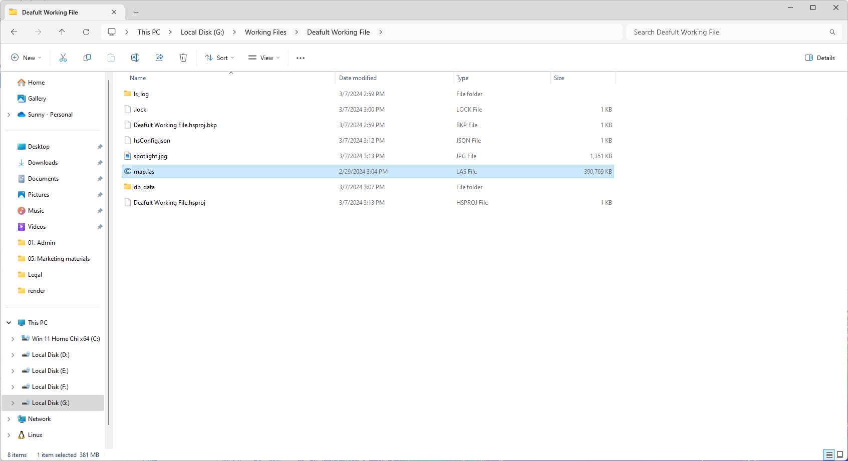 Export data