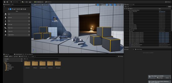 VR template interface