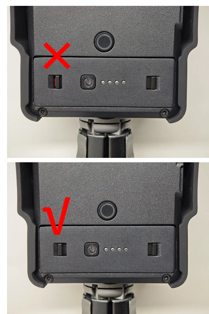 P1 battery installation detail