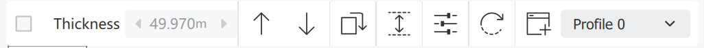 Section toolbar