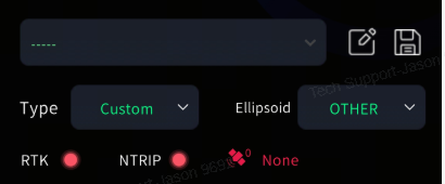 Both RTK and NTRIP show red