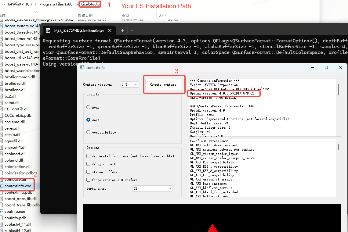 Check OpenGL version