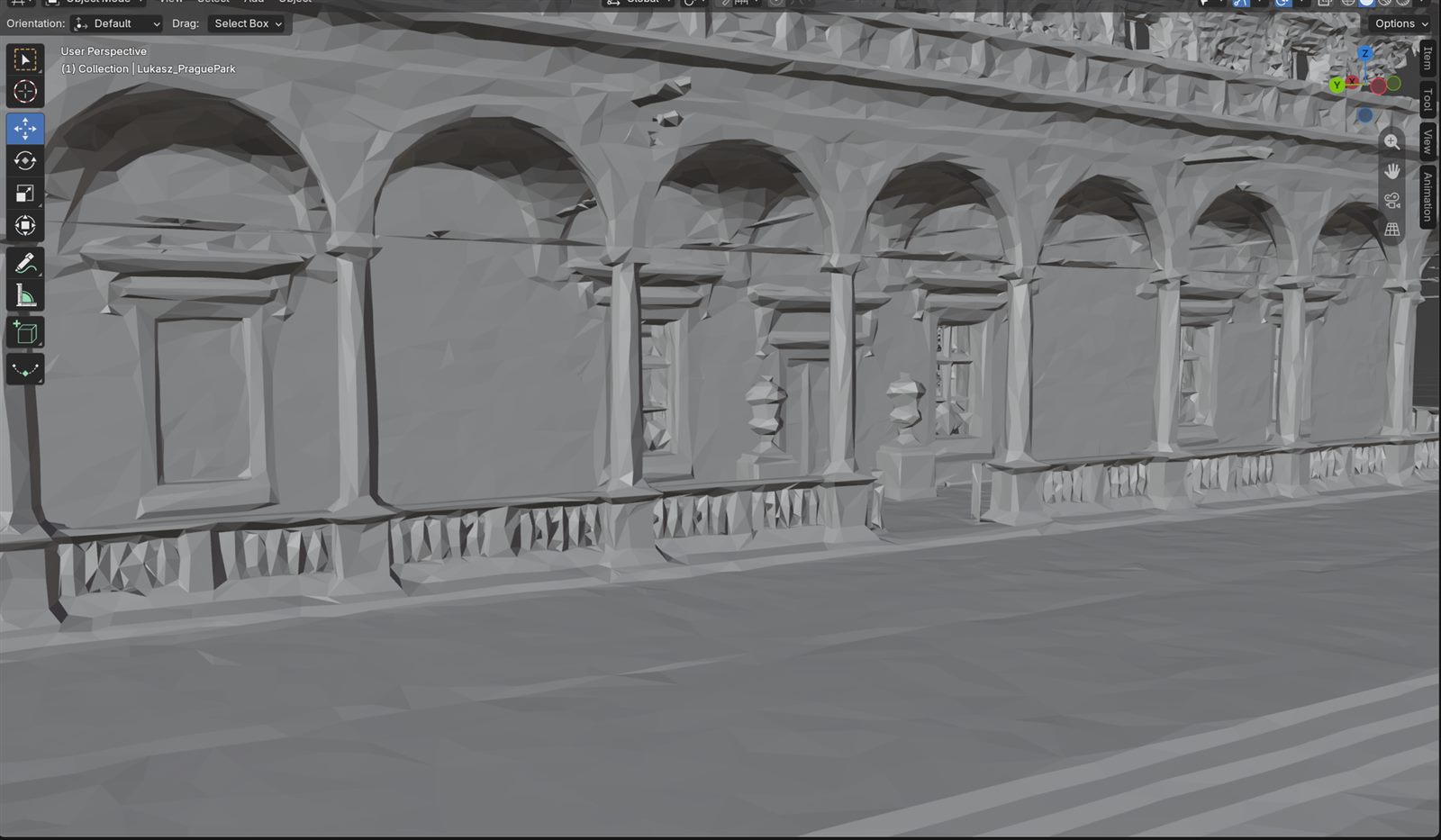 LCC Studio Mesh, Nahansicht