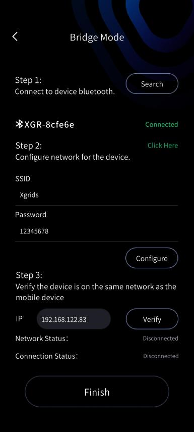 Configure the network