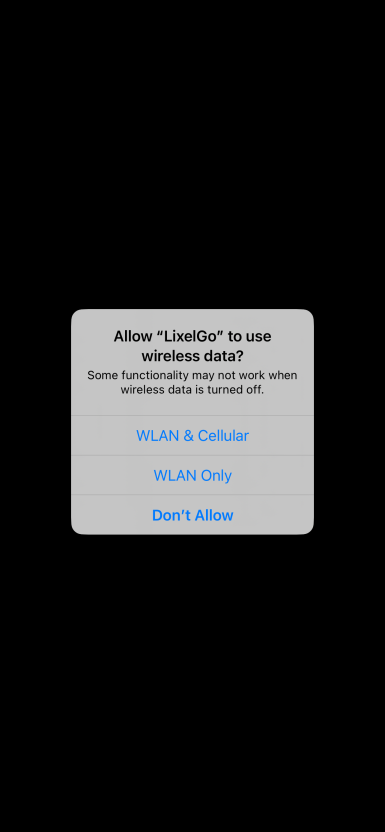 Select WLAN and Cellular