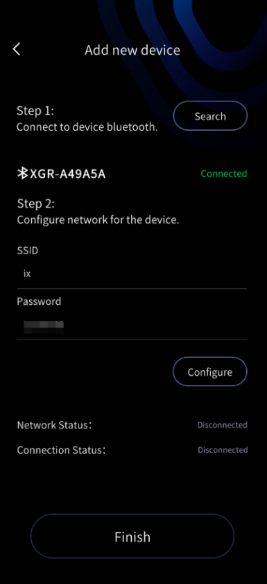 Configure the network