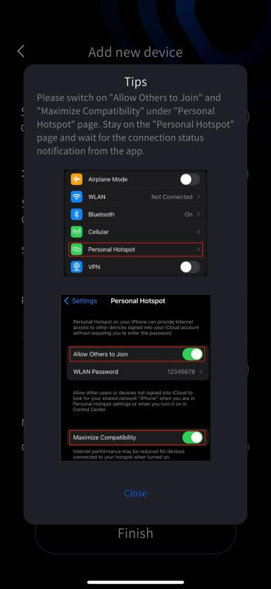 Enter name and password