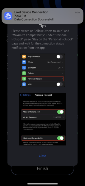 Select Allow