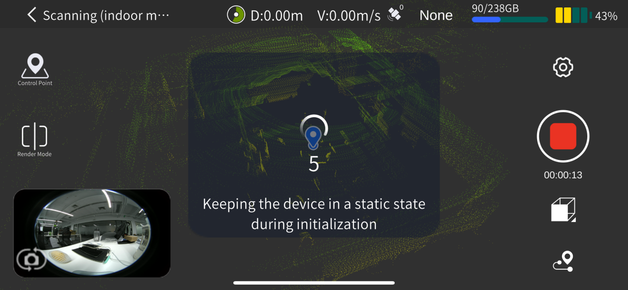Initialization countdown