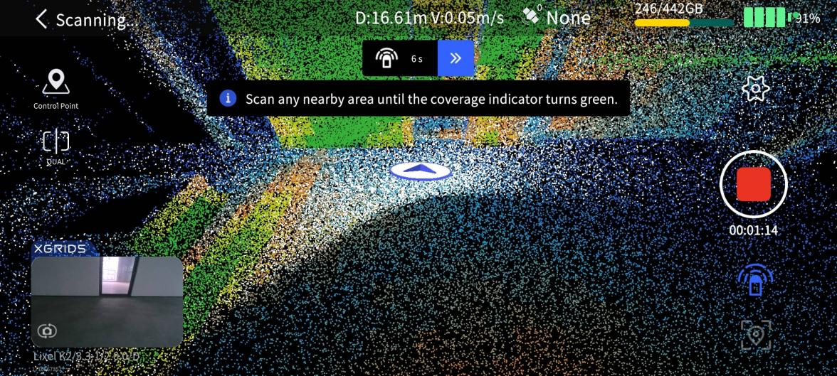 Scan result display