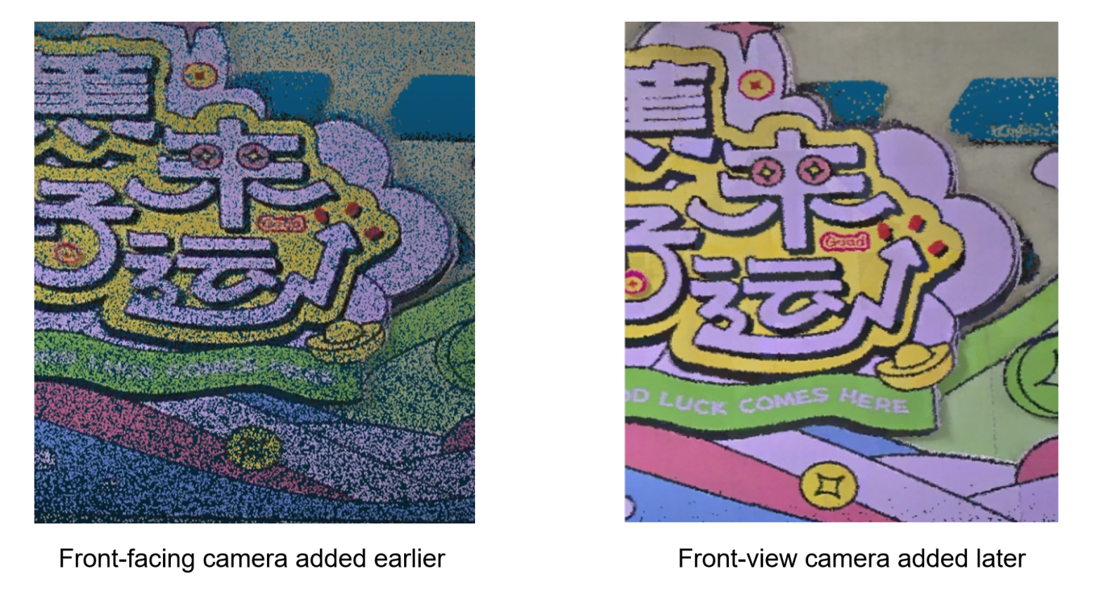 Texture-rich scene scanning